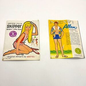 Barbie VTG Skipper Allan Fashion Ad booklets 1963